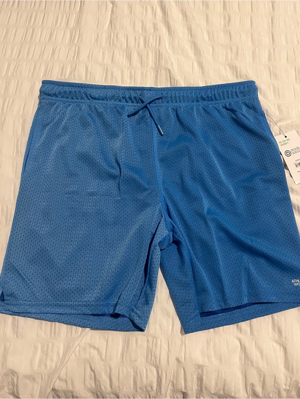 Athletic Works Men’s Royal Blue Mesh Athletic Shorts